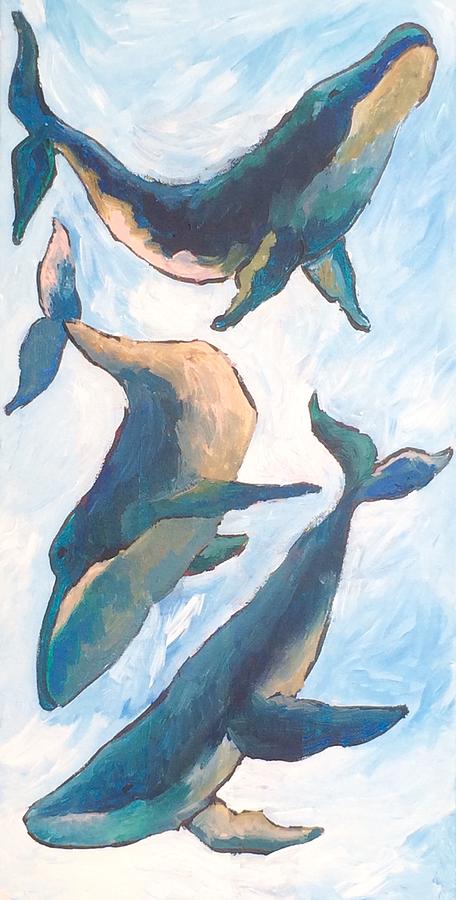 Whale Dance Painting by Veronica Yoder - Fine Art America