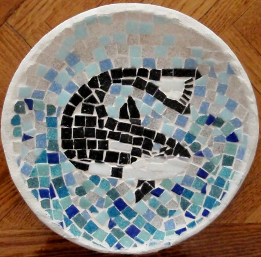 Whale Glass Art by Jamie Frier