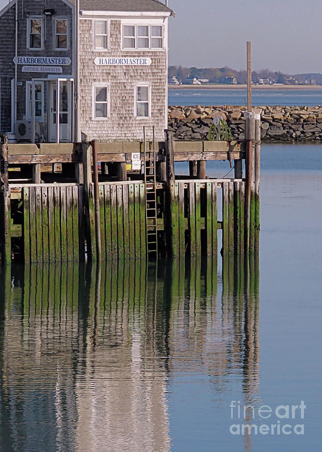 Wharf Reflections Photograph by Janice Drew
