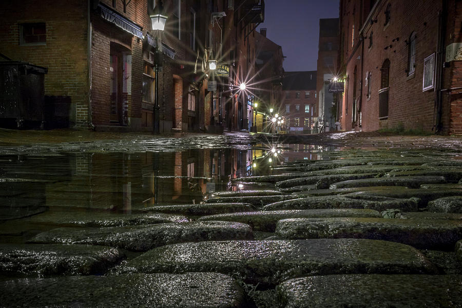 Wharf Street Cobblestones Photograph by Colin Chase