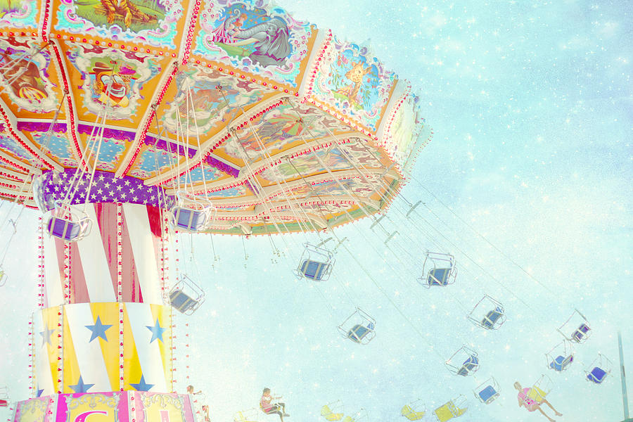 Swing Ride Photograph - What A Ride by Amy Tyler Swing Ride Photograph - What A Ride by Amy Tyler