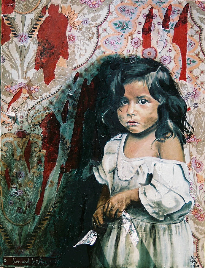 Asian Girl Painting - What Is My Worth by Teresa Carter Asian Girl Painting - What Is My Worth by Teresa Carter
