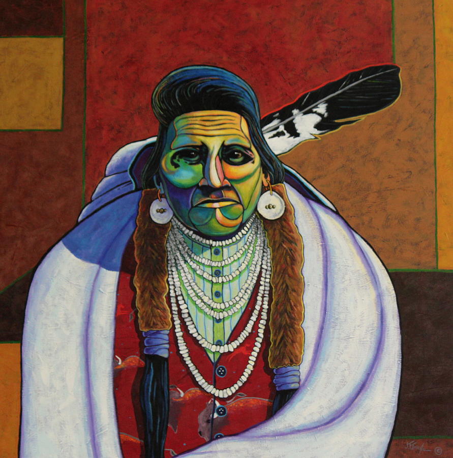American Indian Painting - What Is Past Is Prologue by Joe  Triano