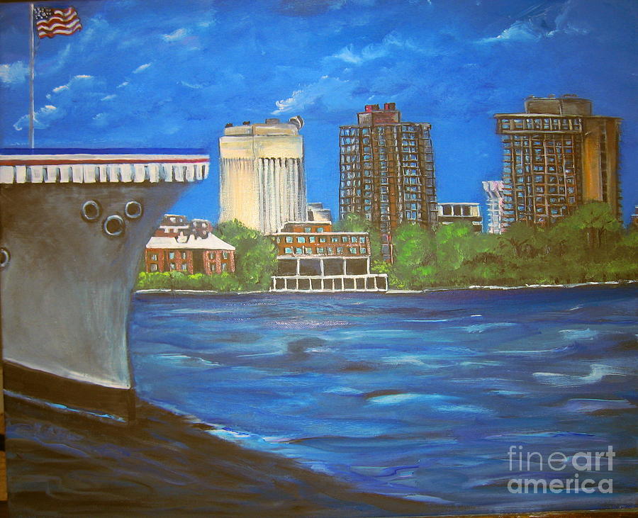 Newport News Painting - What It Stands For by Katie Adkins