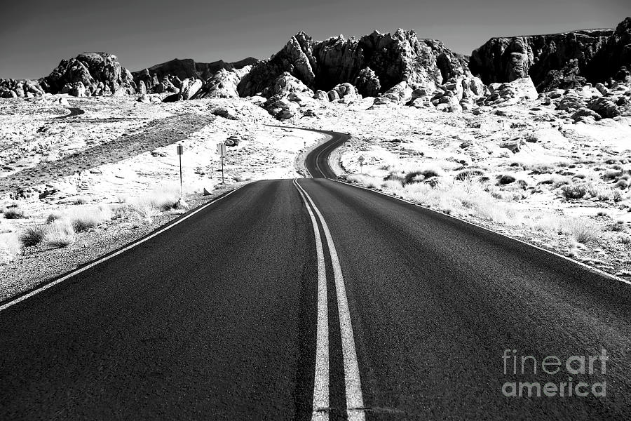 What Lies Ahead at the Valley of Fire Photograph by John Rizzuto