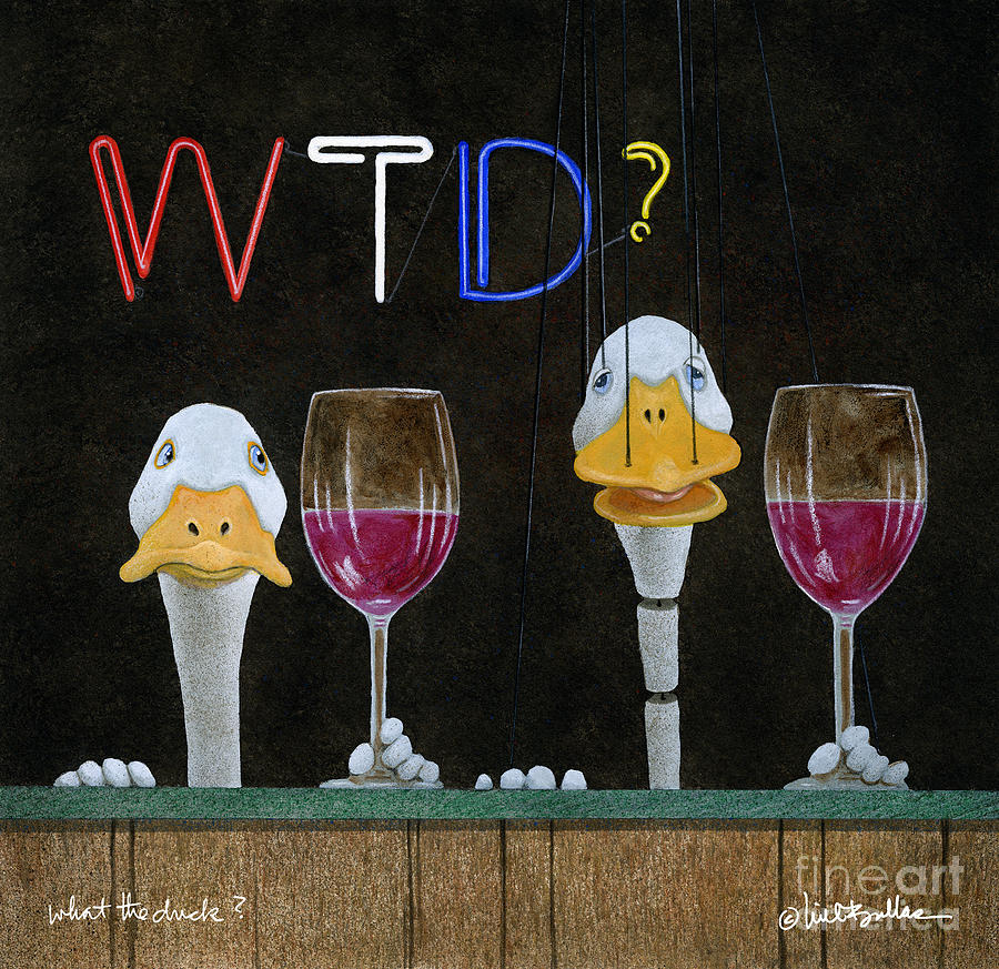 What The Duck? Painting by Will Bullas