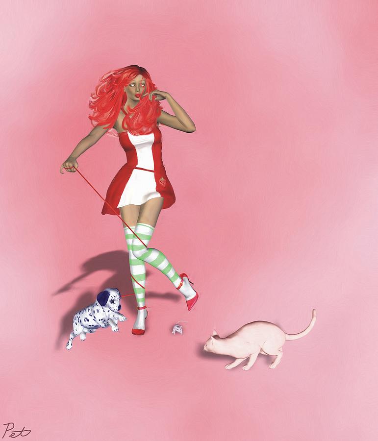 Whatever Happened to Strawberry Shortcake Painting by Pet Serrano