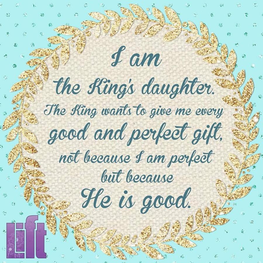 Creator Photograph - whatever Is Good And Perfect Is A by LIFT Womens Ministry designs --by Julie Hurttgam