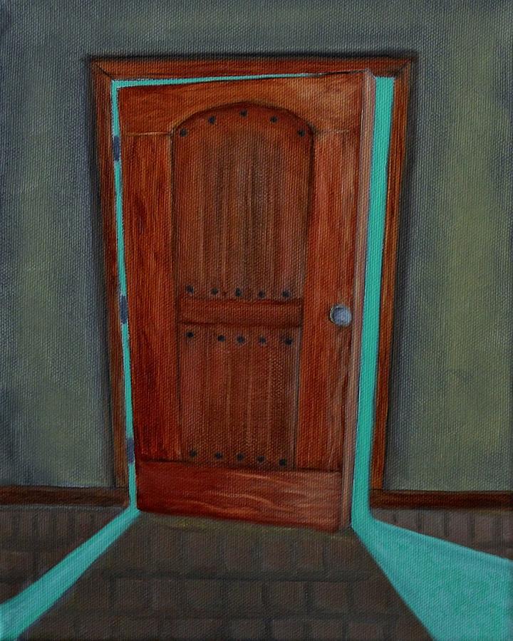 What's Behind The Door? Painting by Jimmy Carender - Pixels