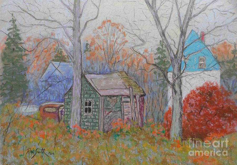 Whats Left of Eddies Place  Pastel by Rae  Smith PAC