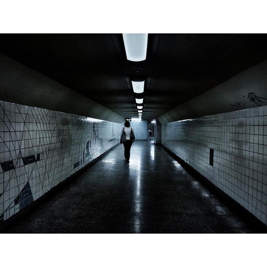 Metro Photograph - Whats Waiting At The End? by Joao Araujo