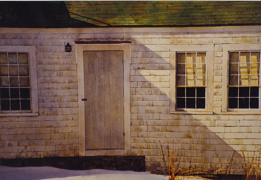 Maine Painting - Wheathered Side by Tyler Ryder