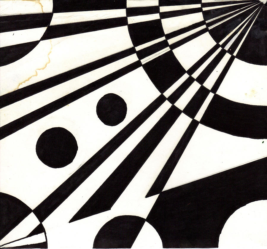 Wheel Drawing by Edith Womack