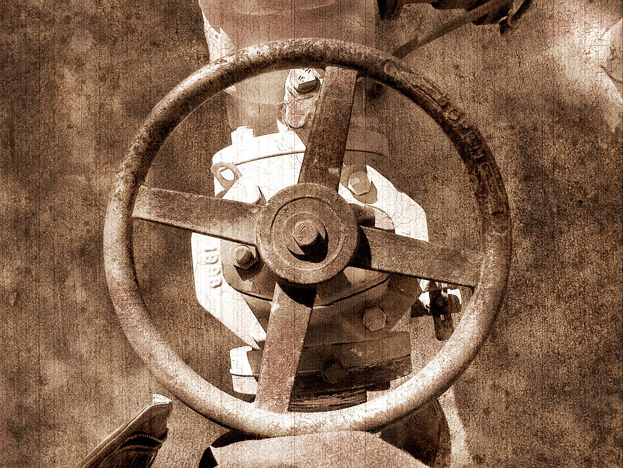 Vintage Photograph - Wheel by Jason Leonti