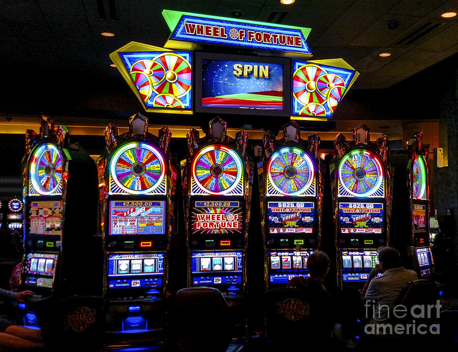 Wheel of Fortune Slots Machine Photograph by David Oppenheimer