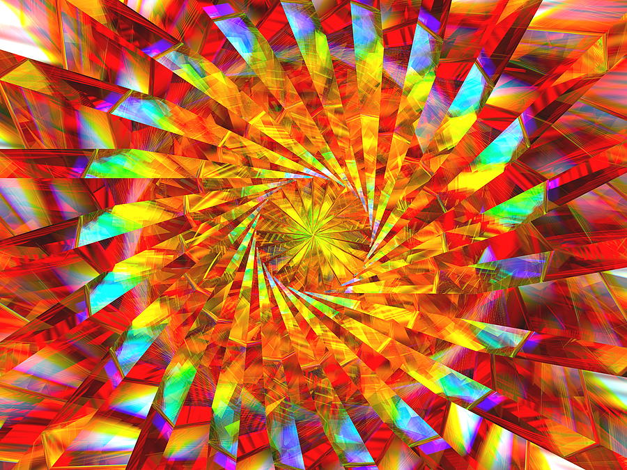 Wheel of Light Digital Art by Andreas Thust