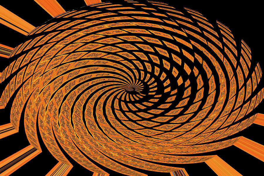 Wheel Part Twirl Abstract Digital Art by Tom Janca