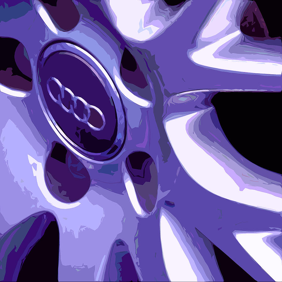 Abstract Photograph - Wheels by Jean Hall