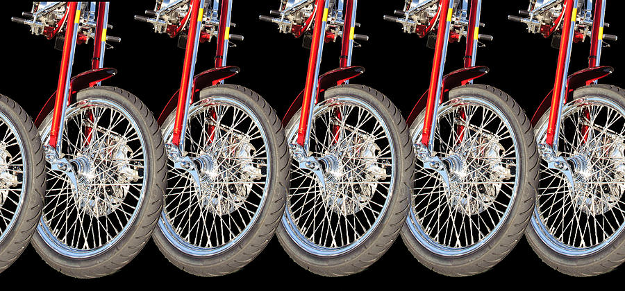 Bike Photograph - Wheels by Jim Hatch