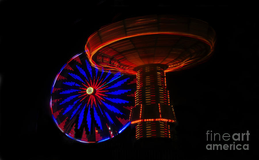 Wheels of Light Photograph by David Lee Thompson