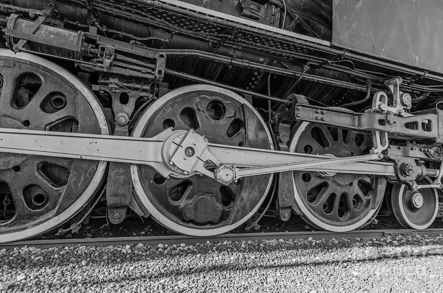 Wheels on a Locomotive Photograph by Sue Smith