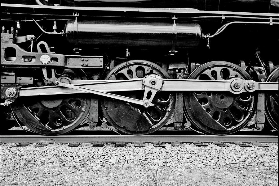 Wheels on the Train Photograph by Steve Lucas
