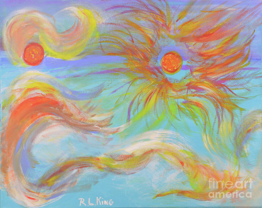 Abstract Painting - When A Star Is Born by Robyn King
