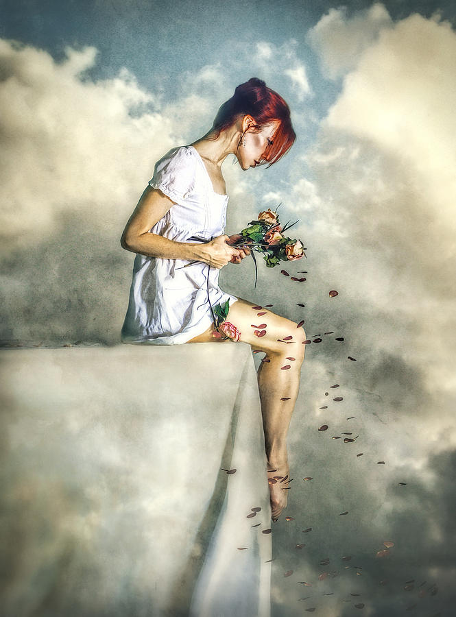 Surrealism Photograph - When Dreams Die by Spokenin RED