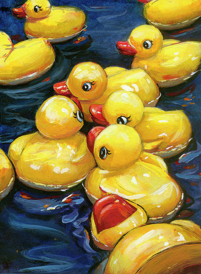 When Ducks Gossip by Lesley Spanos When Ducks Gossip by Lesley Spanos