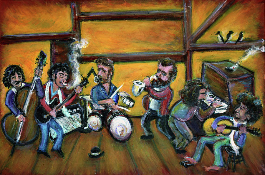 The Band Painting - When I Paint My Masterpiece by Jason Gluskin