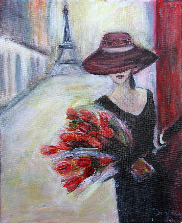 When in Paris Painting by Denice Palanuk Wilson