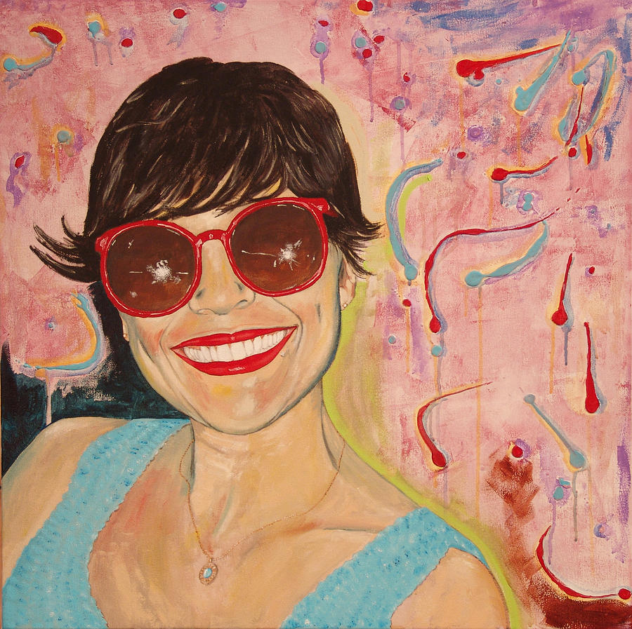 Portrait Painting - When Irene Smiles by Kevin Callahan