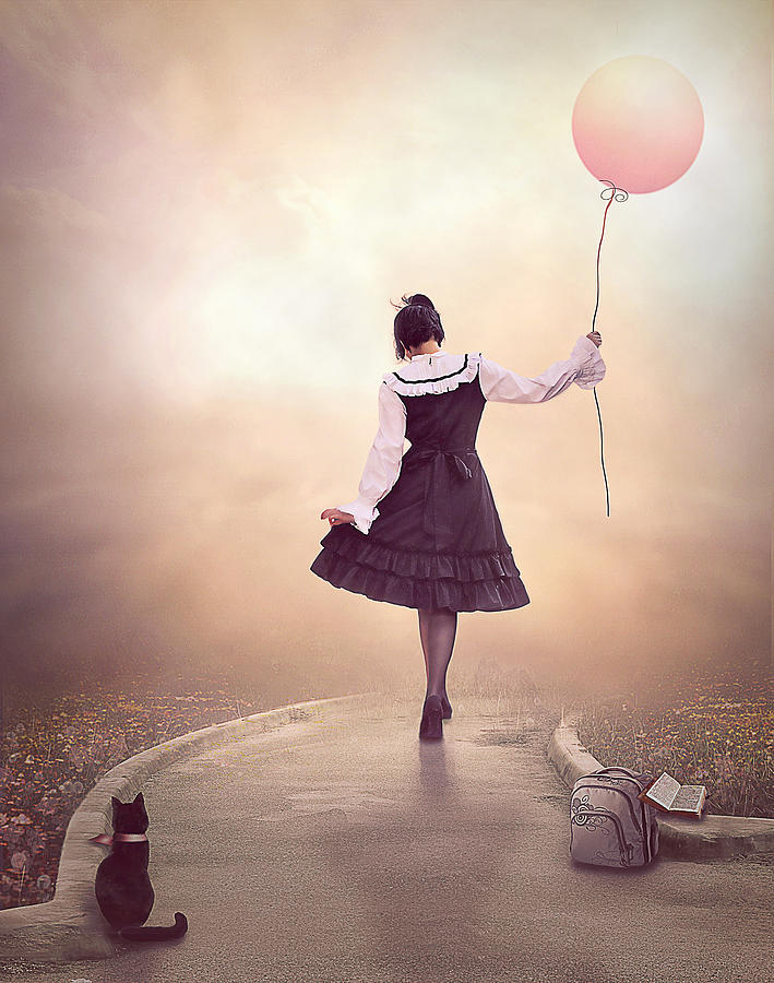 Balloon Photograph - When Its Spring ... by Nataliorion