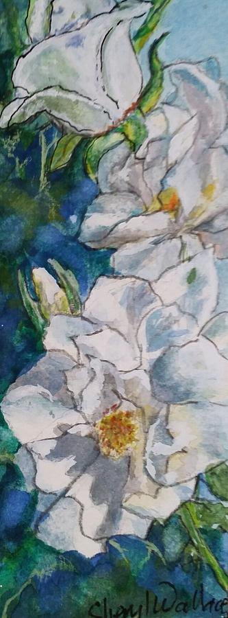 When Only Flowers Will Do Painting by Cheryl Wallace
