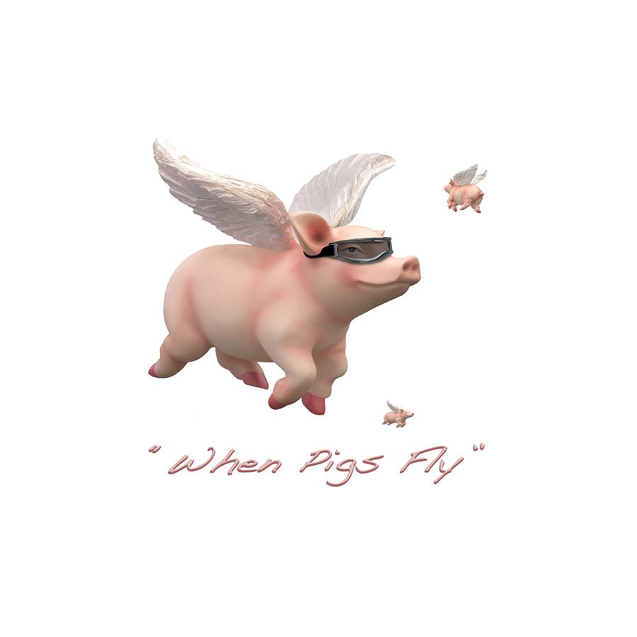 When Pigs Fly Photograph by Mike McGlothlen