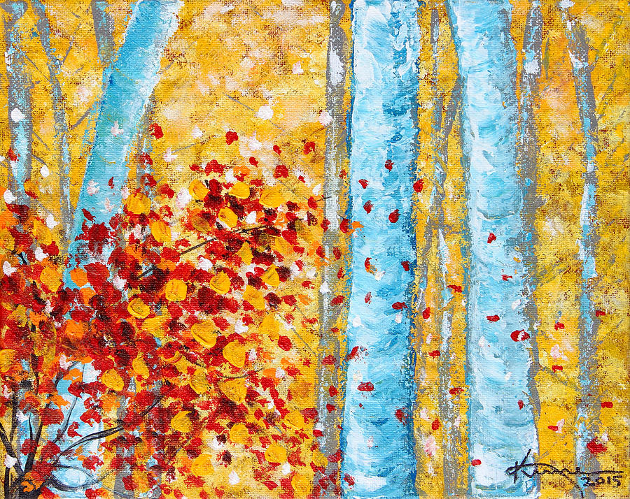 When the Autumn Wind Sweeps by Painting by Kume Bryant