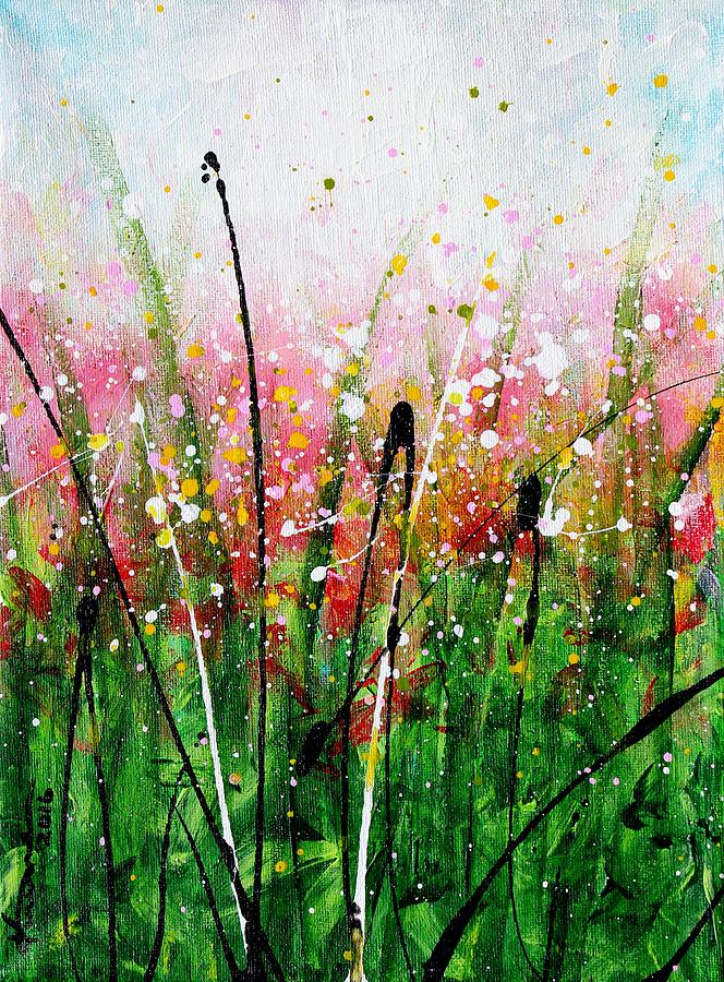 Flower Painting - When the Rain is Gone #8 by Kume Bryant