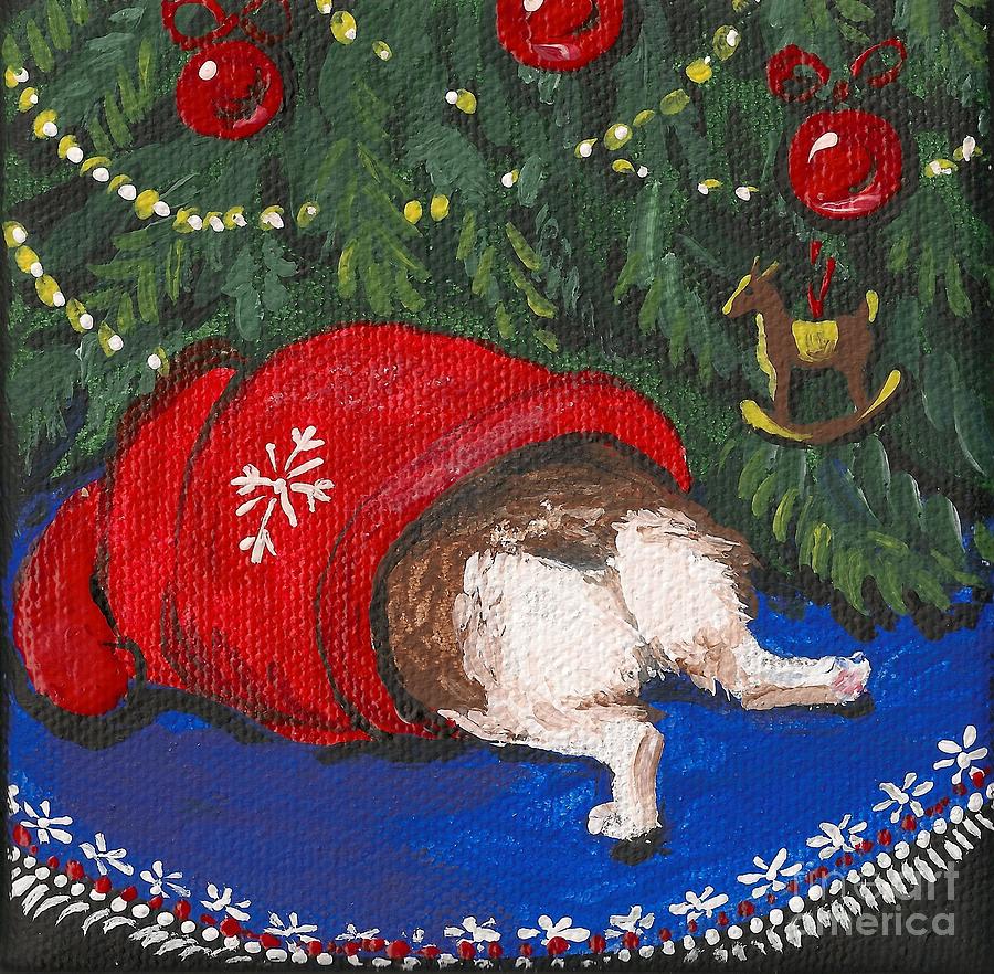 Where Are My Christmas Presents Painting by Margaryta Yermolayeva