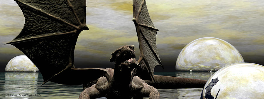 Dragons Digital Art - Where Dragons Be by Sandra Bauser Digital Art Dragons Digital Art - Where Dragons Be by Sandra Bauser Digital Art