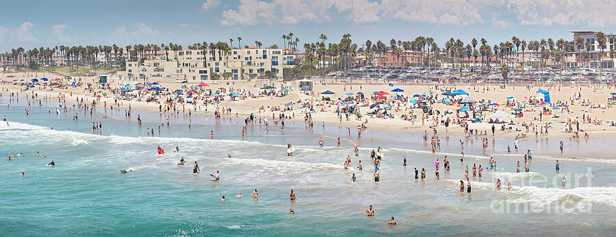 Huntington Beach Photograph - Where is Waldo by David Zanzinger
