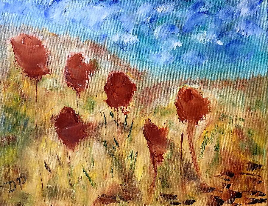 Where Poppies Grow   Painting by Donna Painter