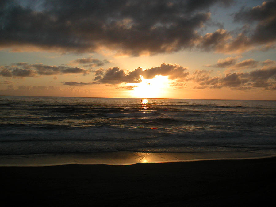 Where Sun and Ocean Meet Photograph by Tim Mattox