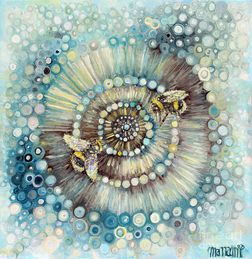 Nature Painting - Where the Honey Comes From by Manami Lingerfelt