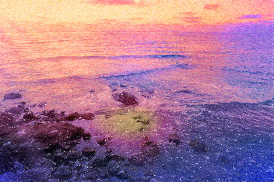 Sunset Pastel - Where the Rainbow Starts by Angela Stanton