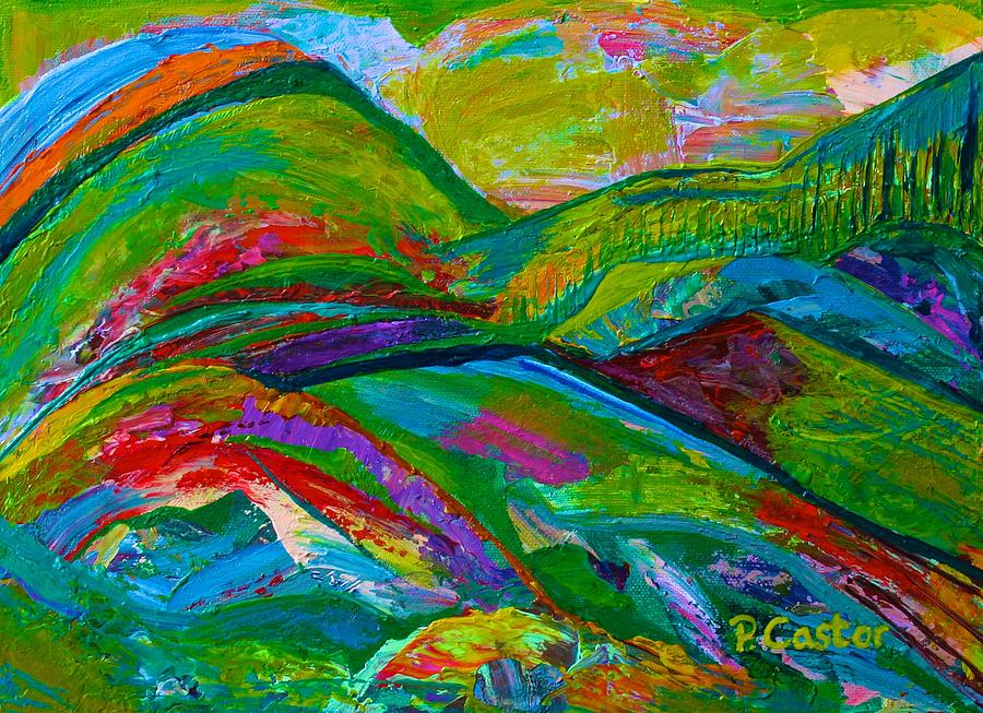 Where the Verdant Pastures Grow Painting by Polly Castor