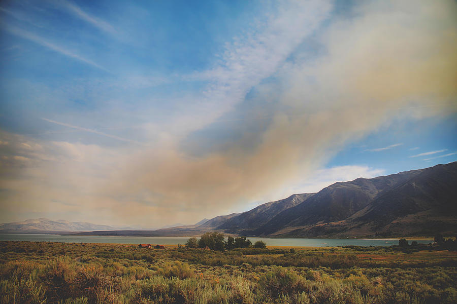Mountain Photograph - Where Theres Smoke by Laurie Search
