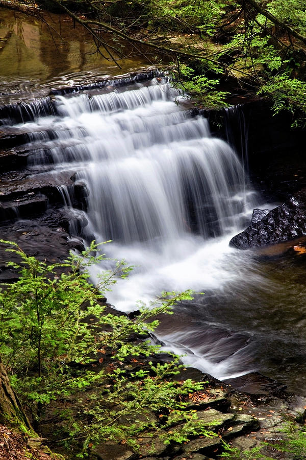 Cascading Waterfall Photograph by Christina Rollo
