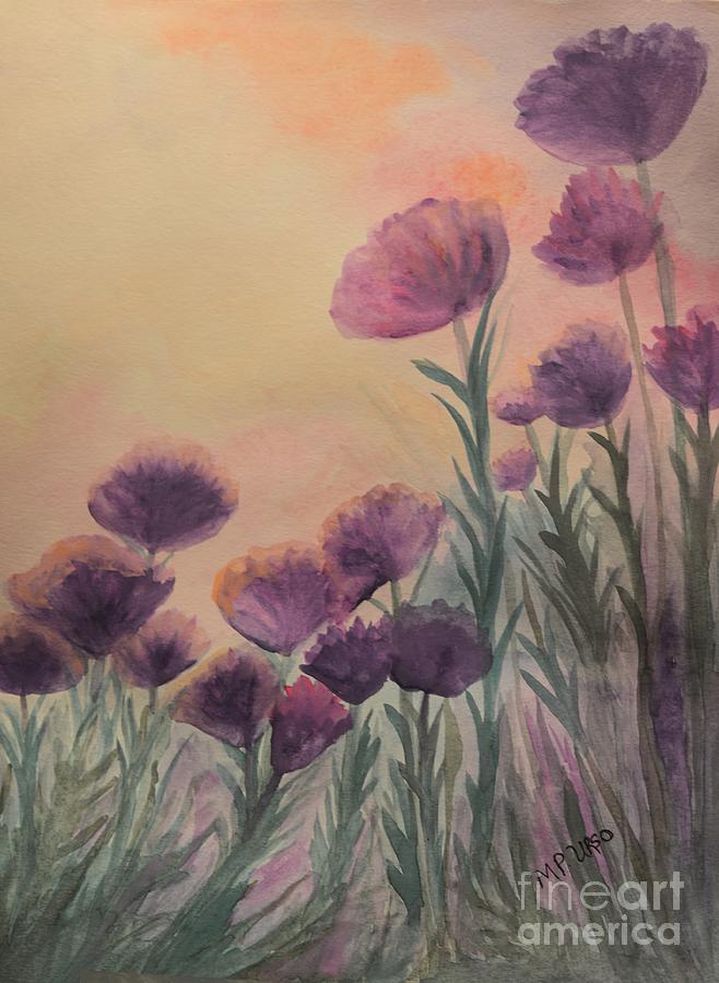 Where Wild Flowers Bloom Painting by Maria Urso