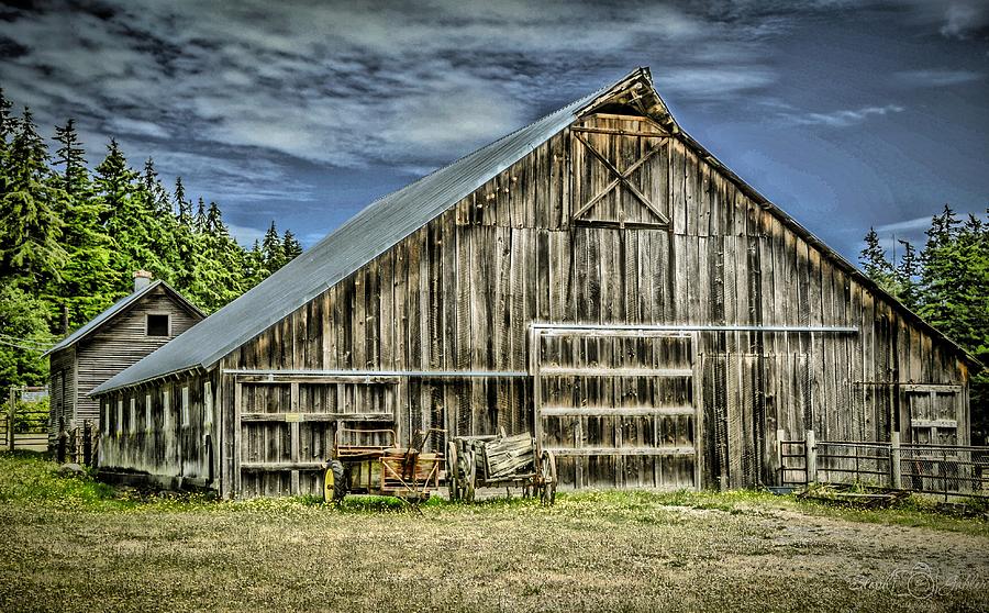 Whidbey Barn Photograph by Steph Gabler