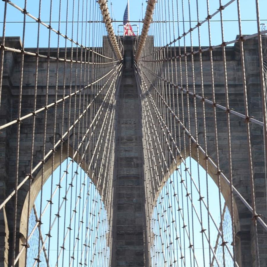 Architecture Photograph - Brooklyn Bridge #2 by Jake Cockerill